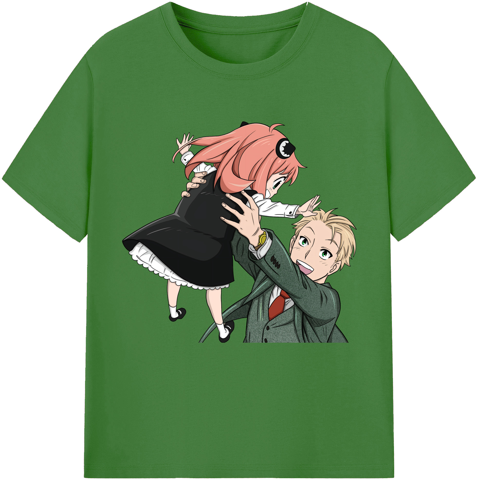 （画像用） SPY×FAMILY间谍家家酒 レディースカジュアルプリントTシャツ（綿100％）